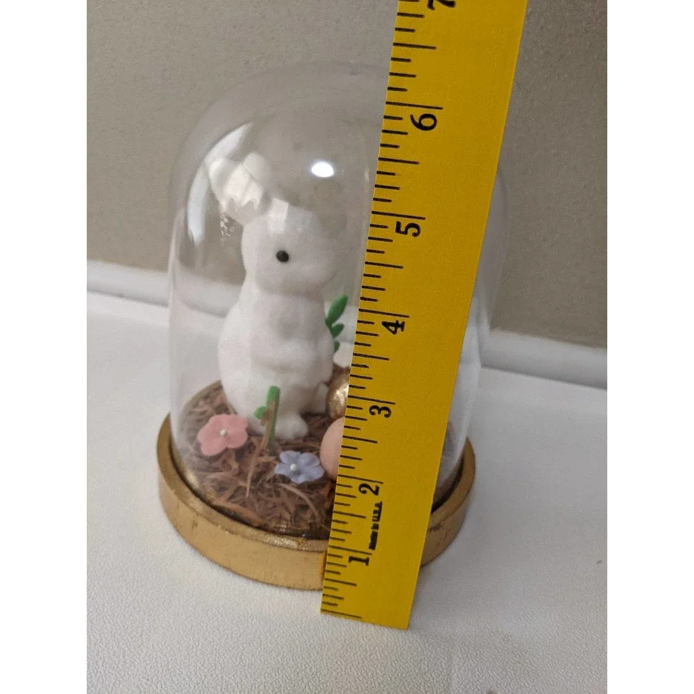 Target Spritz Vintage-Style Easter Bunny Plastic Cloche w/ Eggs Flowers